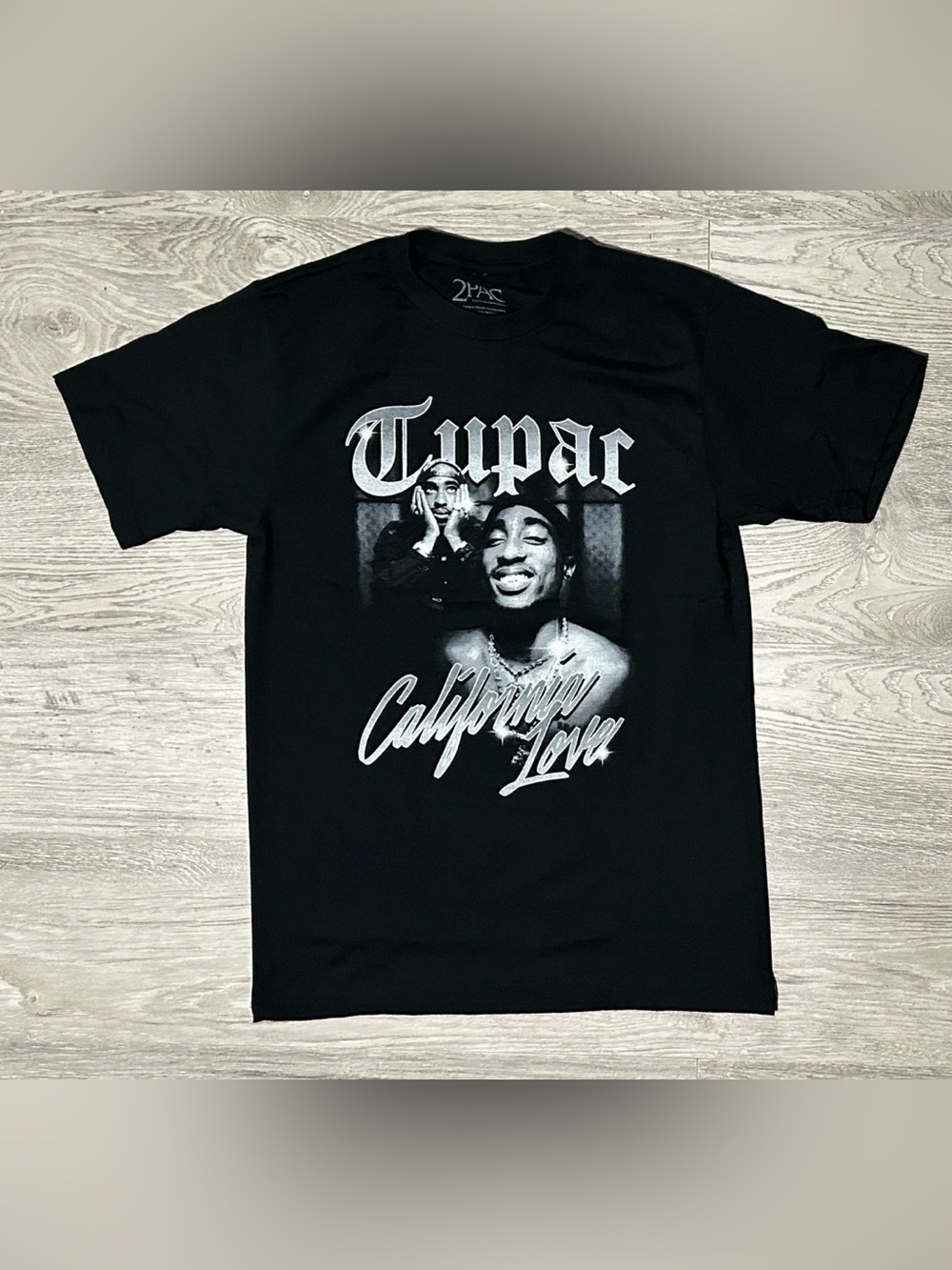 Tupac "California Love" Black Graphic Tee